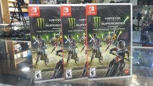 Monster Energy Supercross Nintendo Switch Nuevo Sellado