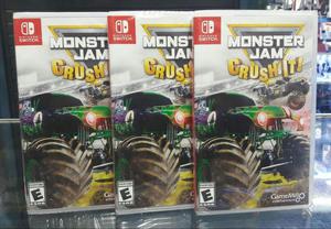 Monster Jam Crush it Nintendo Switch Nuevo Sellado Stock