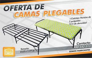 Cama Plegable Individual