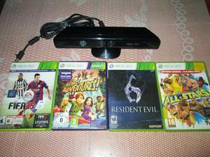 Kinect Y 4 Juegos para Xbox 360