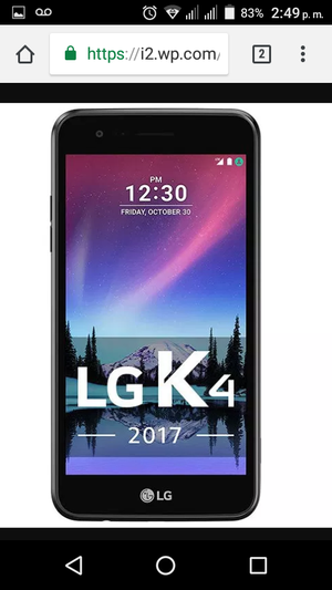 Venta telfono LG k4