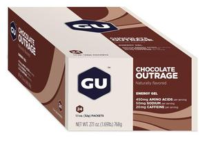 Caja de Gel Energetico GU Sabor Chocolate 24 unidades