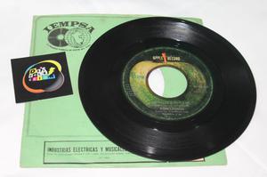 DISCOS DE VINIL 45 RPM JOHN LENNON QUEDATE JUNTO A MI