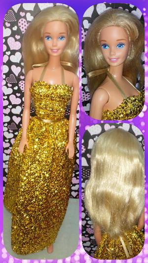 Preciosa Barbie Dorada