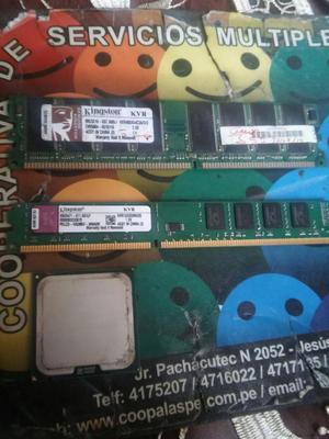 VENDO MEMORIAS RAM DDR3 / DDR1 Y PROCESADOR