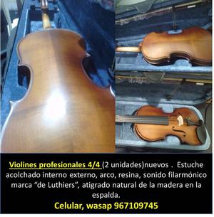 Ocasion venta de violines profesionales y semiprofesionales