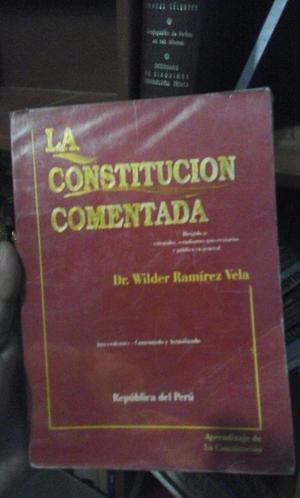 Libro La constitucion comentada