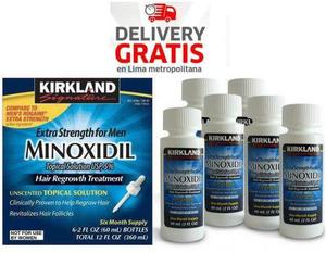 Minoxidil Líquido Delivery Gratis VISA 6 meses caja sellada