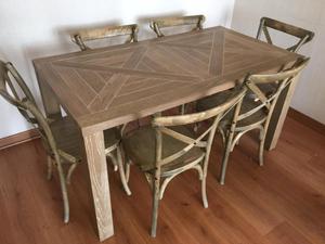 Juego de Comedor 6 Sillas