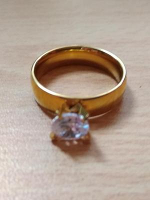 Anillo Fantasia Fina Bañado en Oro