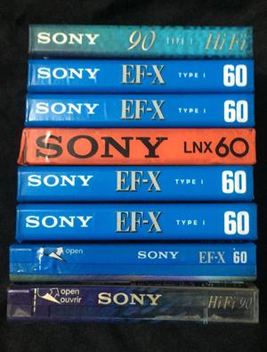 Cassettes Sellados Sony