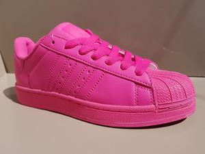 Zapatillas Adidas Super Star Rosa Color