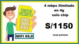 Plan Mifi Antiguo Bitel Internet Ilimitado 4mbps En 4g 70 x