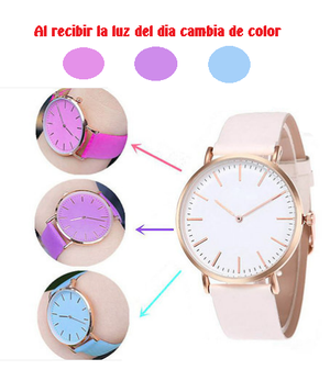 Reloj Camaleonico Cambia de Color con la luz del Día!!!!