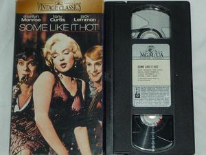VIDEO VHS SOME LIKE IT HOT