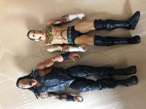 Figuras de accin WWE CM Punk Roman Reigns