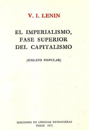 Libro IMPERIALISMO, FASE SUPERIOR DEL CAPITALISMO. LENIN.