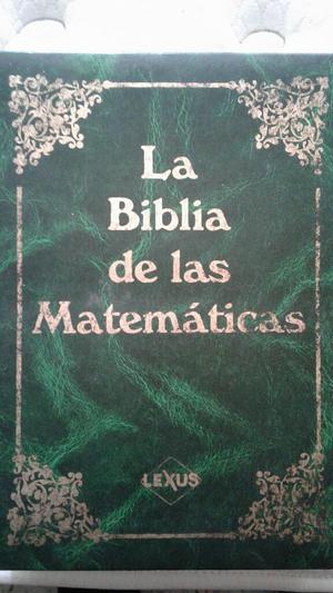 Libro ''la Biblia de Las Matematicas ''