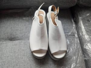 Zapatos sandalias blanca 38