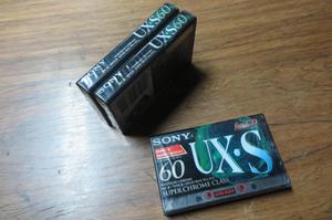 Cassette Sony UXS 60 min Nuevos y sellados