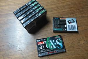 Cassettes Sony UX S 50min Nuevos y sellados