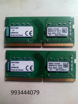 MEMORIA DDR4 laptop 4GB Kingston,Lenovo,HP,etc