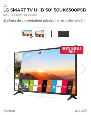Tv Lg Smart Tv de 50 Pulgadas Nuevo