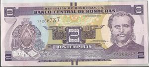 Billete sin circular de Honduras Lt.66