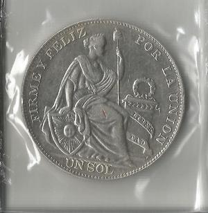 Moneda de plata sin circular de  Lt. 2