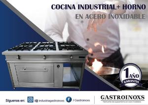 COCINA INDUSTRIAL HORNO EN ACERO INOX ¡LO FABRICAMOS COMO