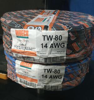 Cable Indeco Tw 14 Awg 100 Metros