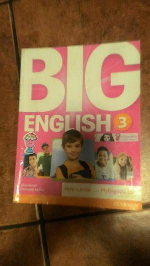 Libro Ingles Big English 3 Usado