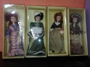 Vendo 4 Muñecas de Colección