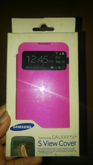 S View Cover para Sansung Galaxy S4 Rosa
