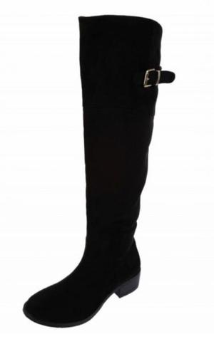 Botas Negras Casuales Mujer Nuevo