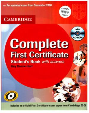 Complete First Certificate: Student's Book in pdf, Workbook
