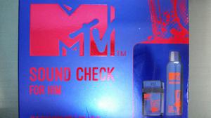Perfume 50 ml y desodorante 200 ml para hombre MTV Sound
