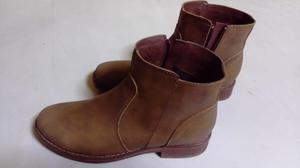 Botines Marron Marca Bata Talla 36