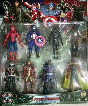 Avengers Infinity War Ko Pack por 8