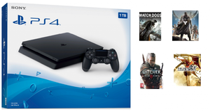 Play Station 4 Juegos 4 Witcher, Watchdogs, Ff, Destiny