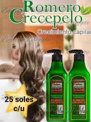 Shampoo de Romero Crecepelo 520ml.