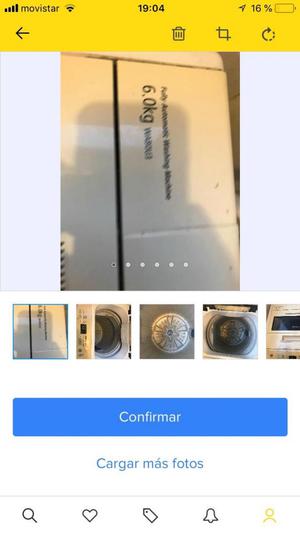 Lavadora Samsung 6 Kilos
