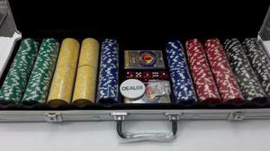 Maleta de Poker 500 Fichas Prof Cartas D