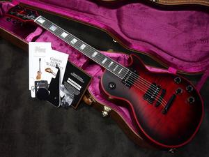 Gibson CS: Guitarra eléctrica Les Paul Custom Satin Red