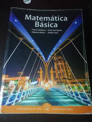Libro Matemática Básica Editorial Universidad de Lima