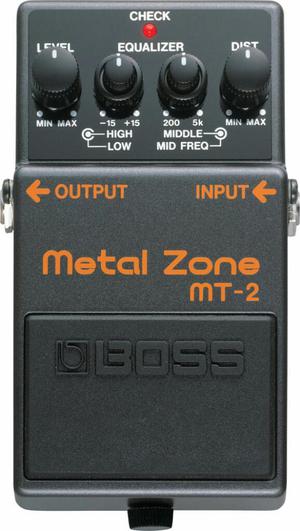 Metal Zone Mt2 Boss Efecto Distorsion