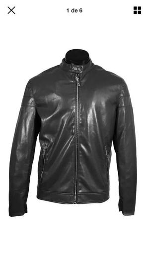 Casaca Jacket Biker Zara Talla S
