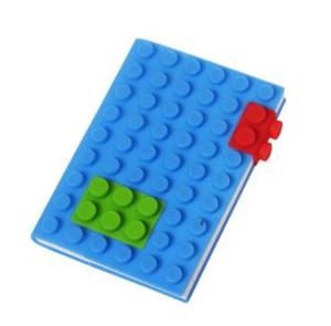 Cuaderno Tipo Lego Grande Silicona Funda Hojas Rayados