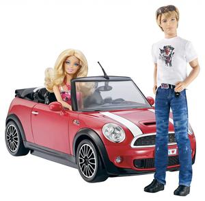 Mini cooper auto barbie ken original traído de EEUU