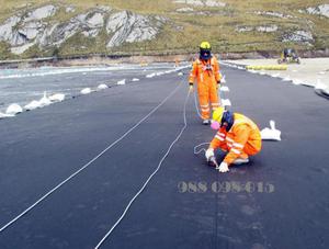 Instalación Y Soldadura de Geomembrana FORTEXS PERU